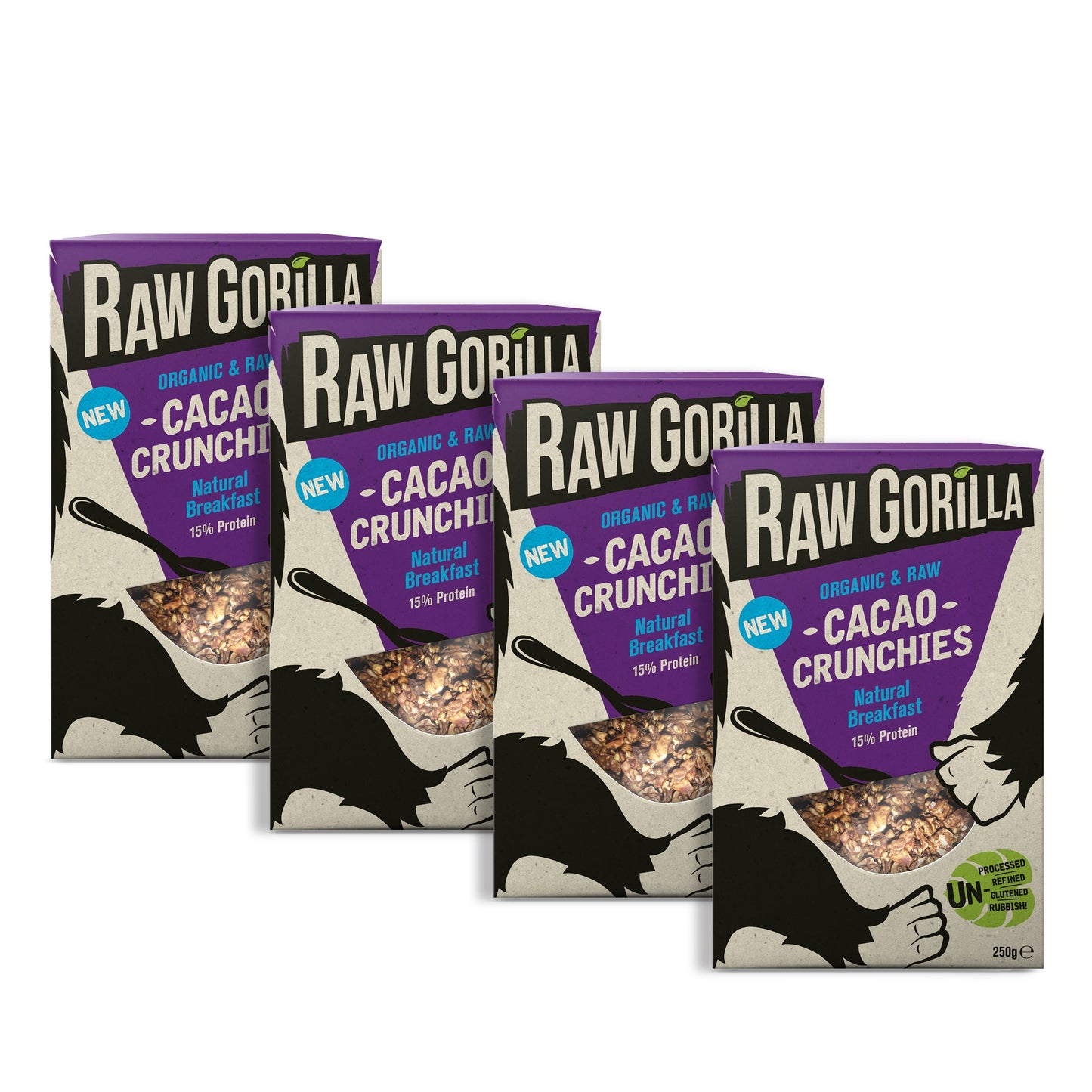 Cacao Crunchies - 250g - Raw Gorilla