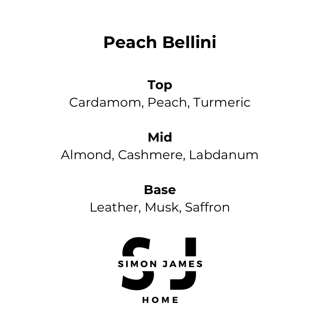 Peach Bellini Candle - Handmade Soy Wax