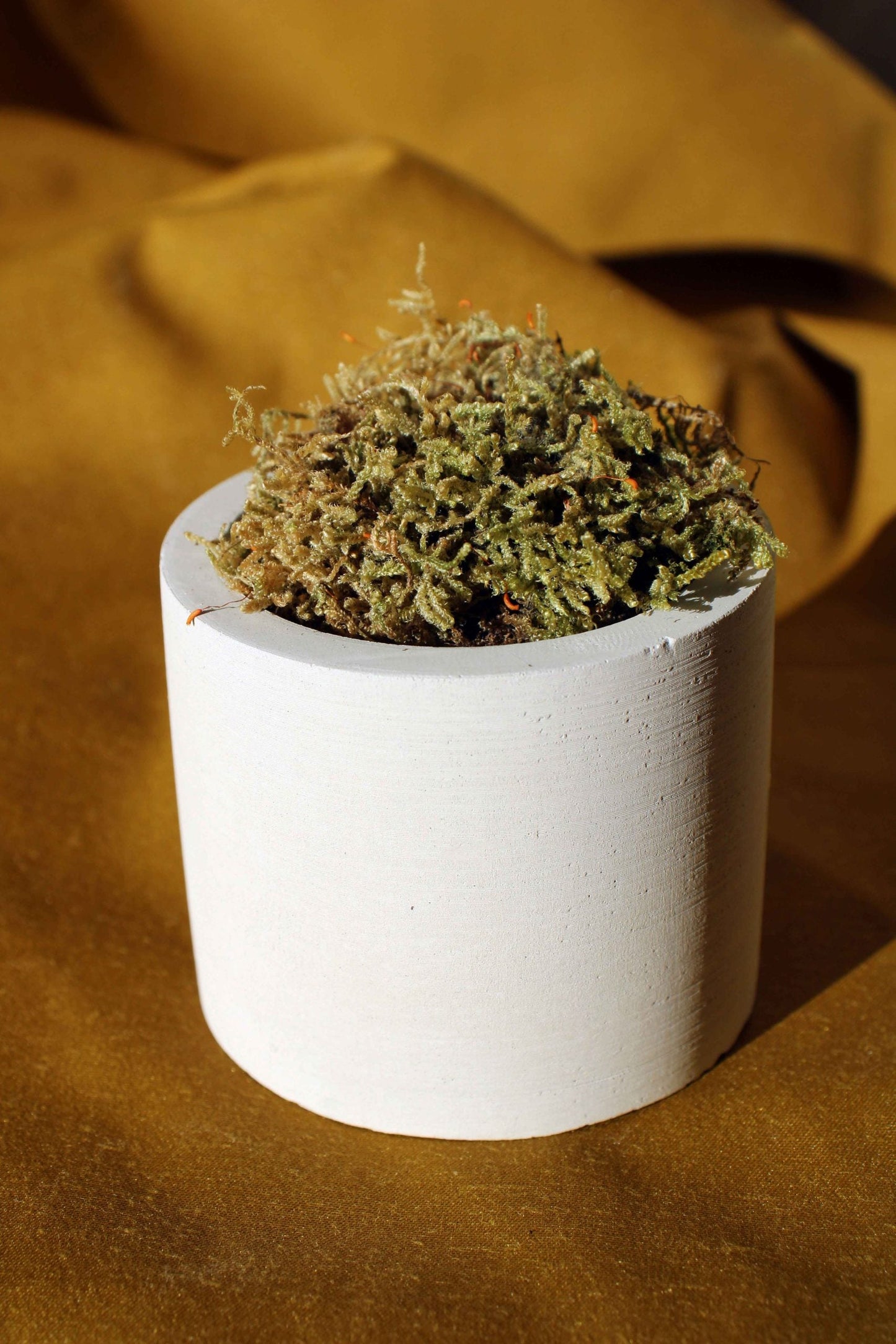 CONCRETE CYLINDER TEALIGHT HOLDER, CONCRETE CYLINDER POT