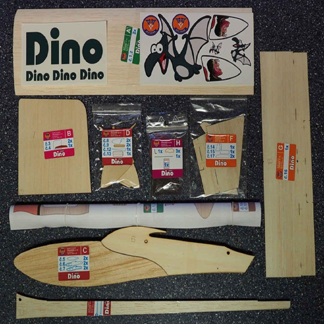 Hiesbok Mini DINO Entry Level, Multi-Purpose Model Glider Kit
