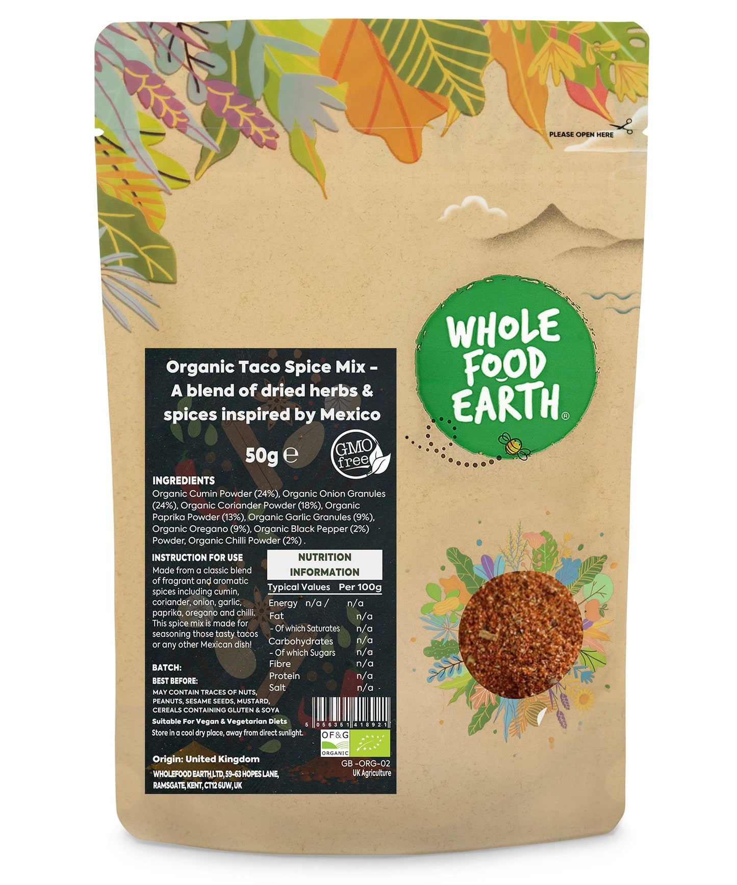 Organic Taco Spice Mix
