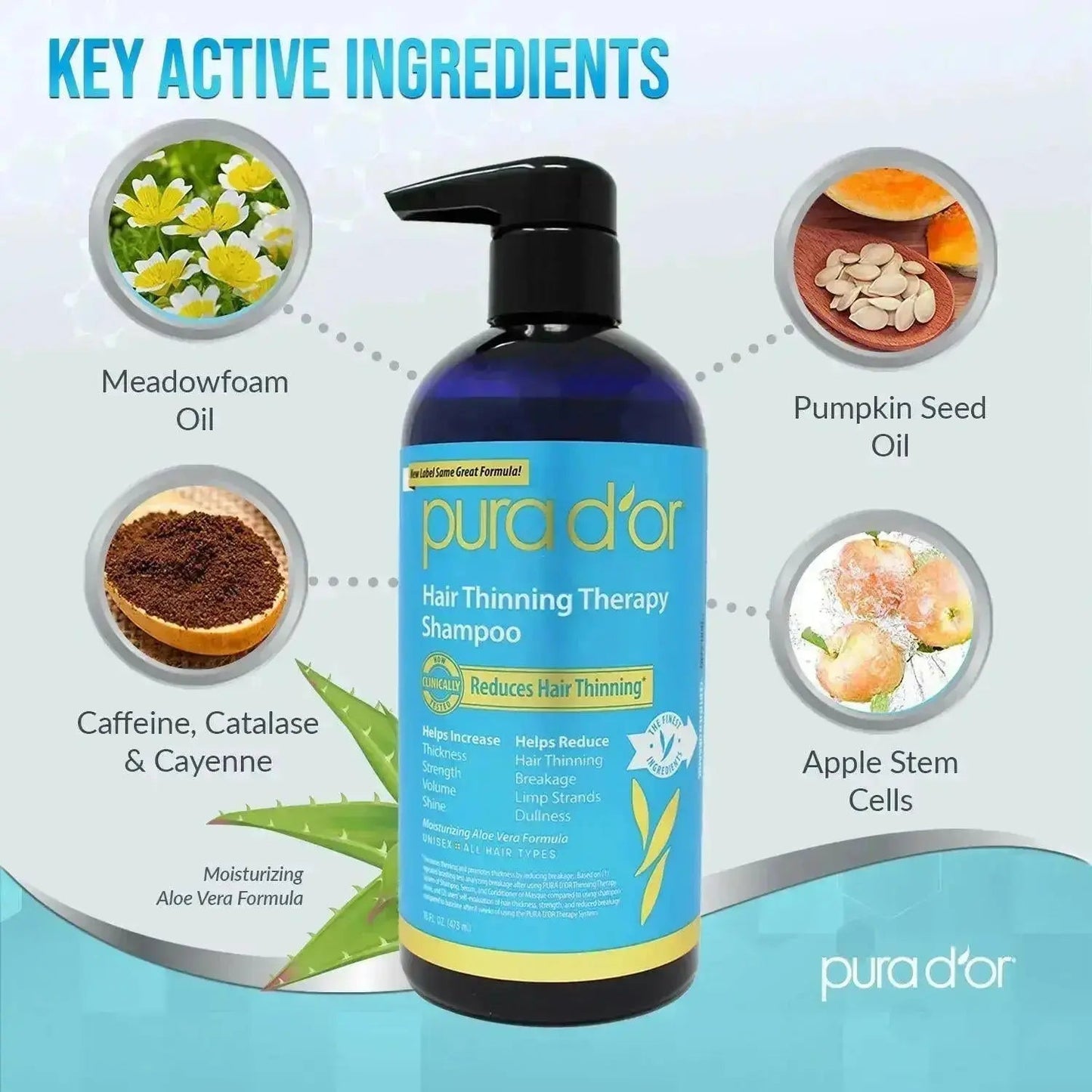 Ammuri Skincare PURA D’OR Shampoo for Thinning Hair