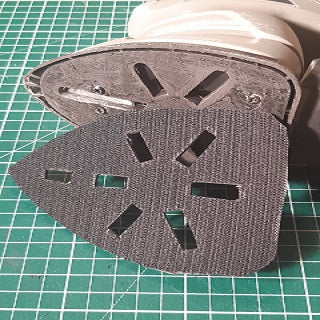 2 x Replacement Hook Pads with 3mm foam backing for detail sanders and palm sanders
