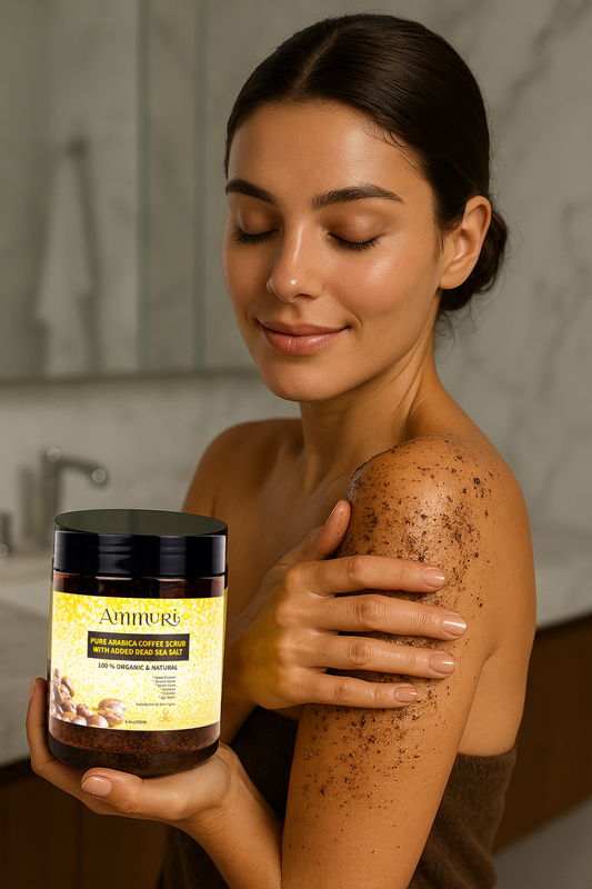 Ammuri Organic Coffee Scrub for Skin - Arabica Face Mask