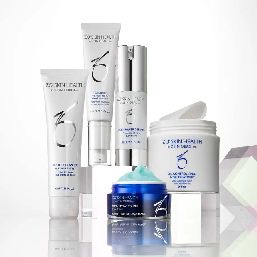 ZO Skin Health Redness & Sensitive Skin Treatment Kit – Rosacea & Redness Relief with Rozatrol®