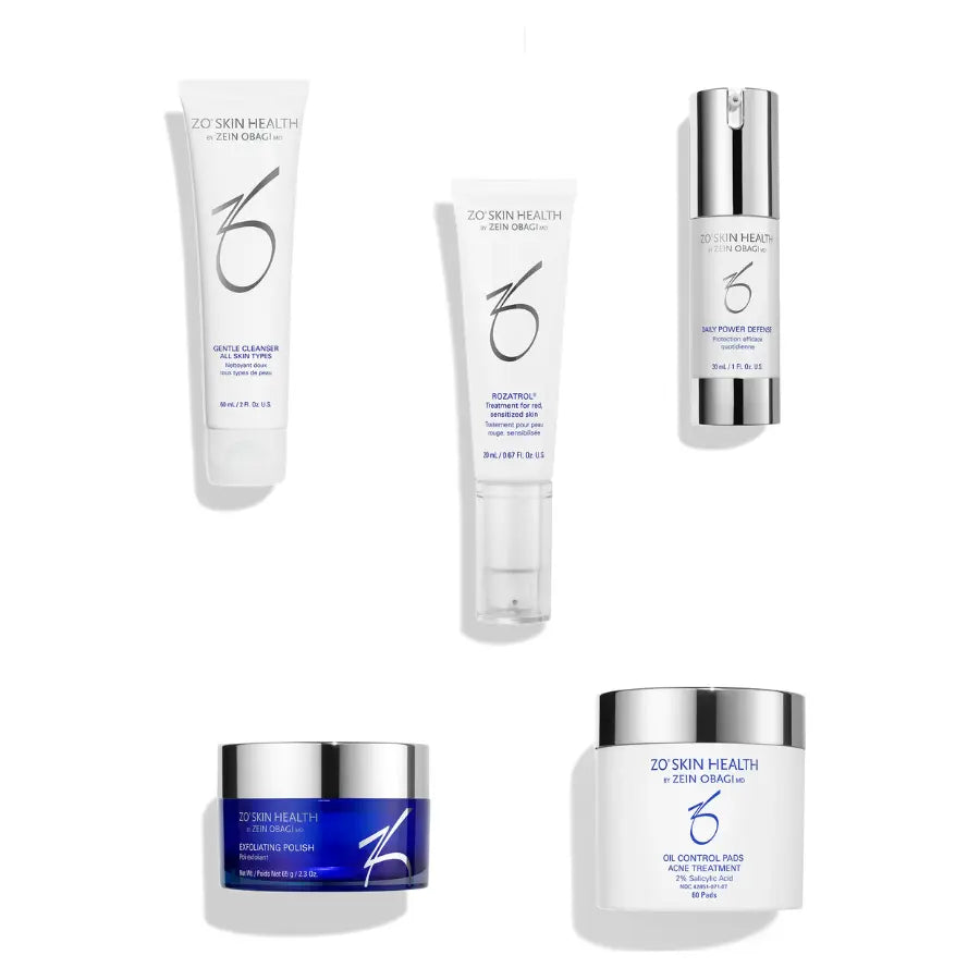 ZO Skin Health Redness & Sensitive Skin Treatment Kit – Rosacea & Redness Relief with Rozatrol®
