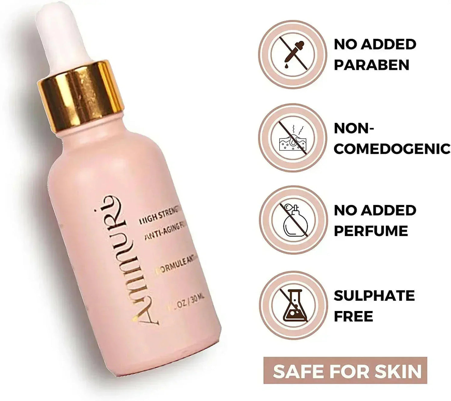 Ammuri Skincare Anti Aging Face Serum - High Volume Retinol 3.5%