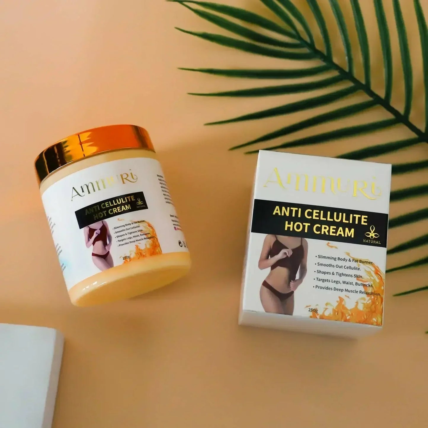 Ammuri Toning & Firming Body Cream – Targets Appearance of Cellulite & Stretch Marks (250g)