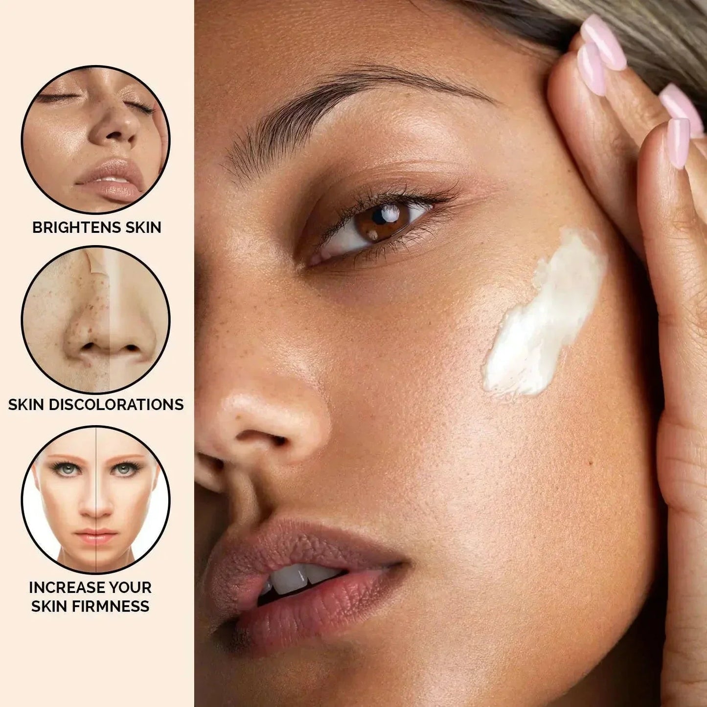Ammuri Lightening Brightening Moisturiser Cream – For Face, Body & Sensitive Areas (50g)