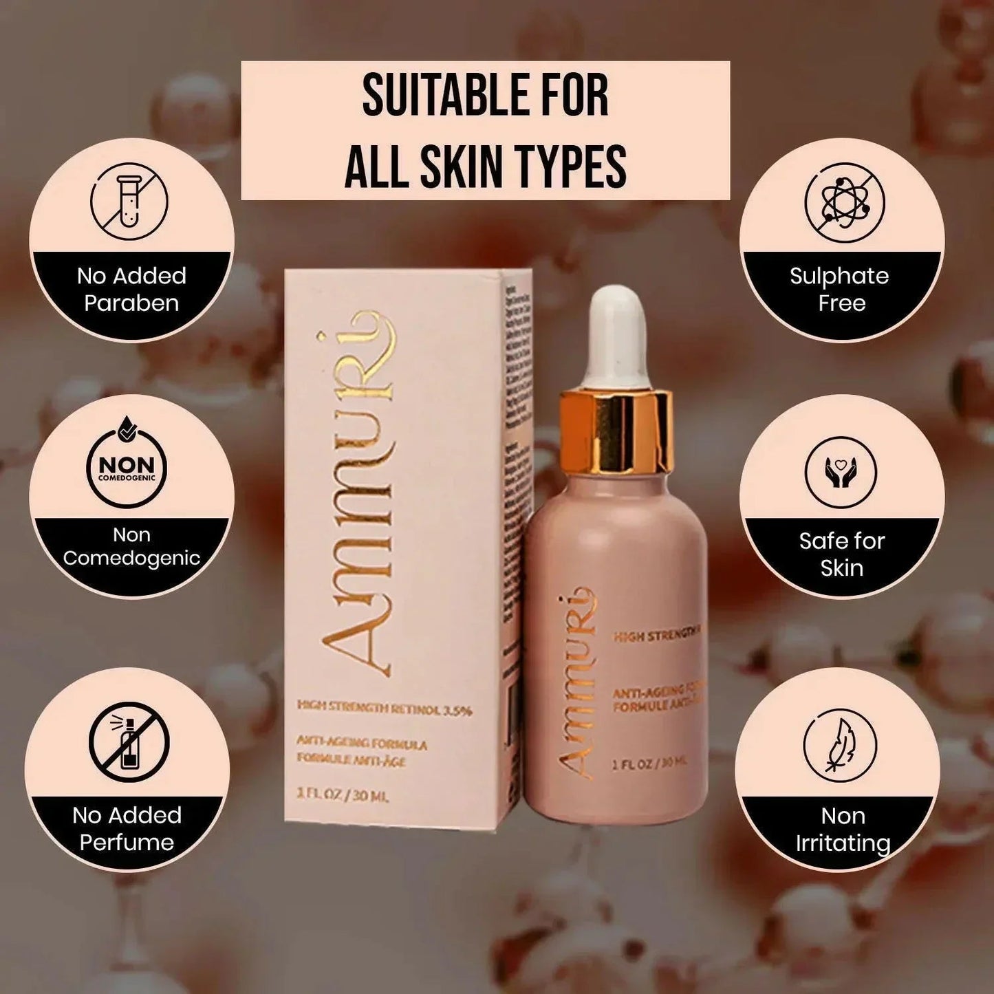 Ammuri Skincare High Strength Retinol 3.5% Serum - Anti-Aging