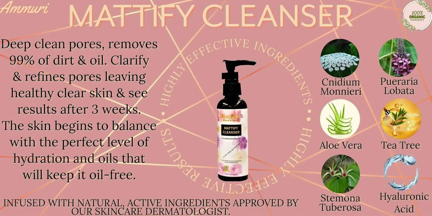 Ammuri Mattify Cleanser for Oily Skin - 100ml