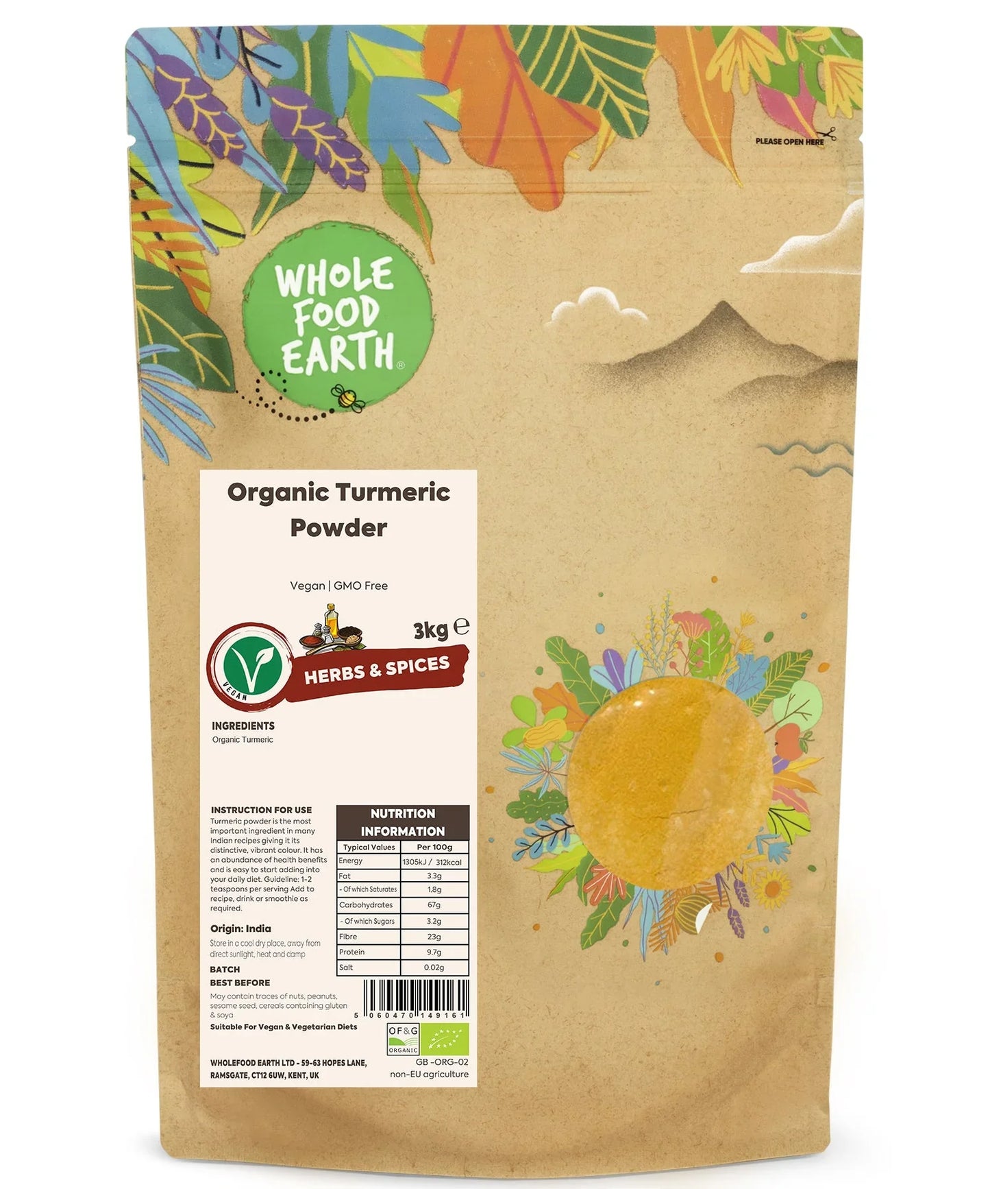 Organic Turmeric Powder