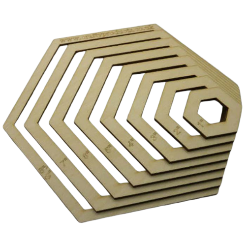 Easy Hexagons Template Set