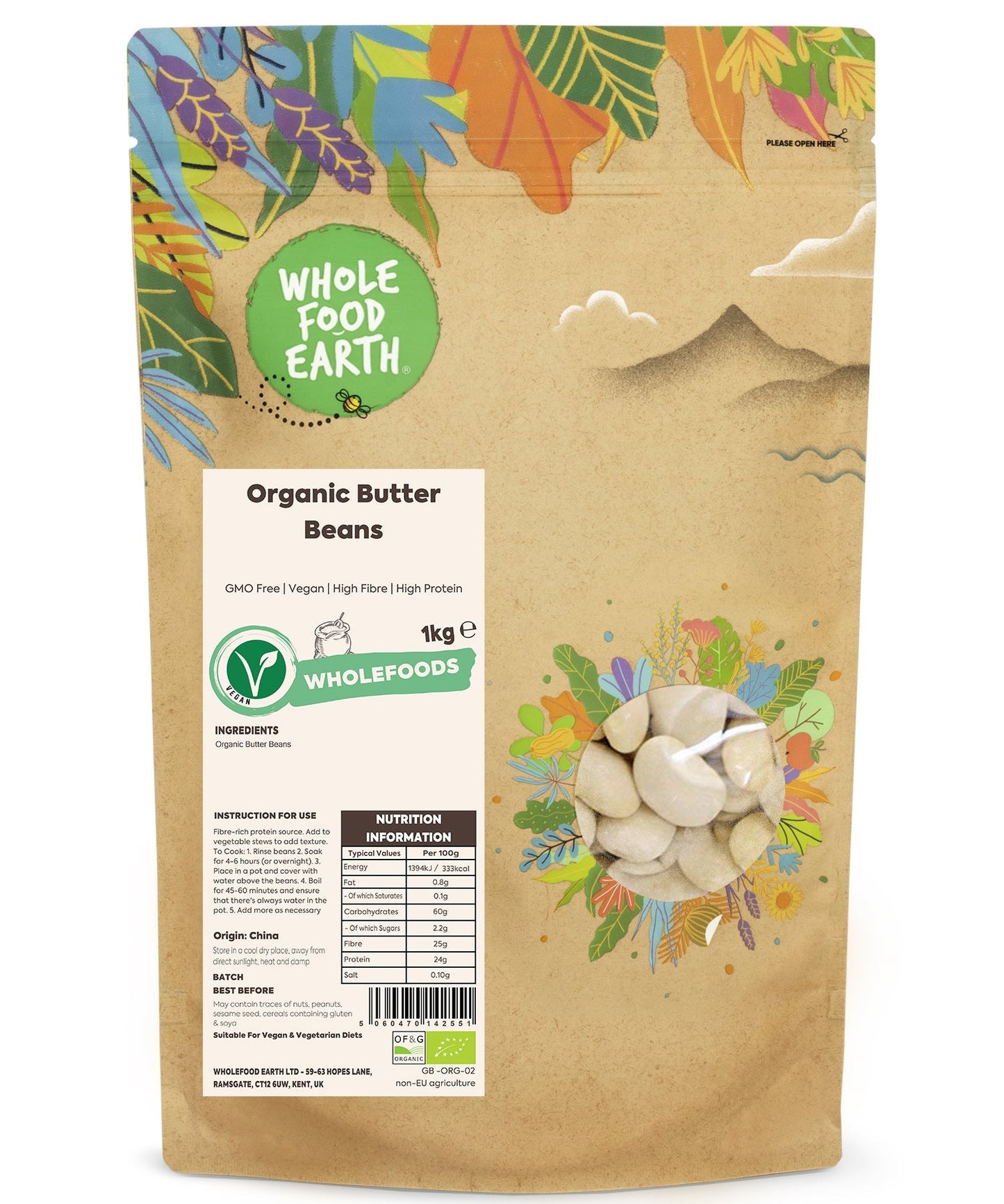 Organic Butter Beans