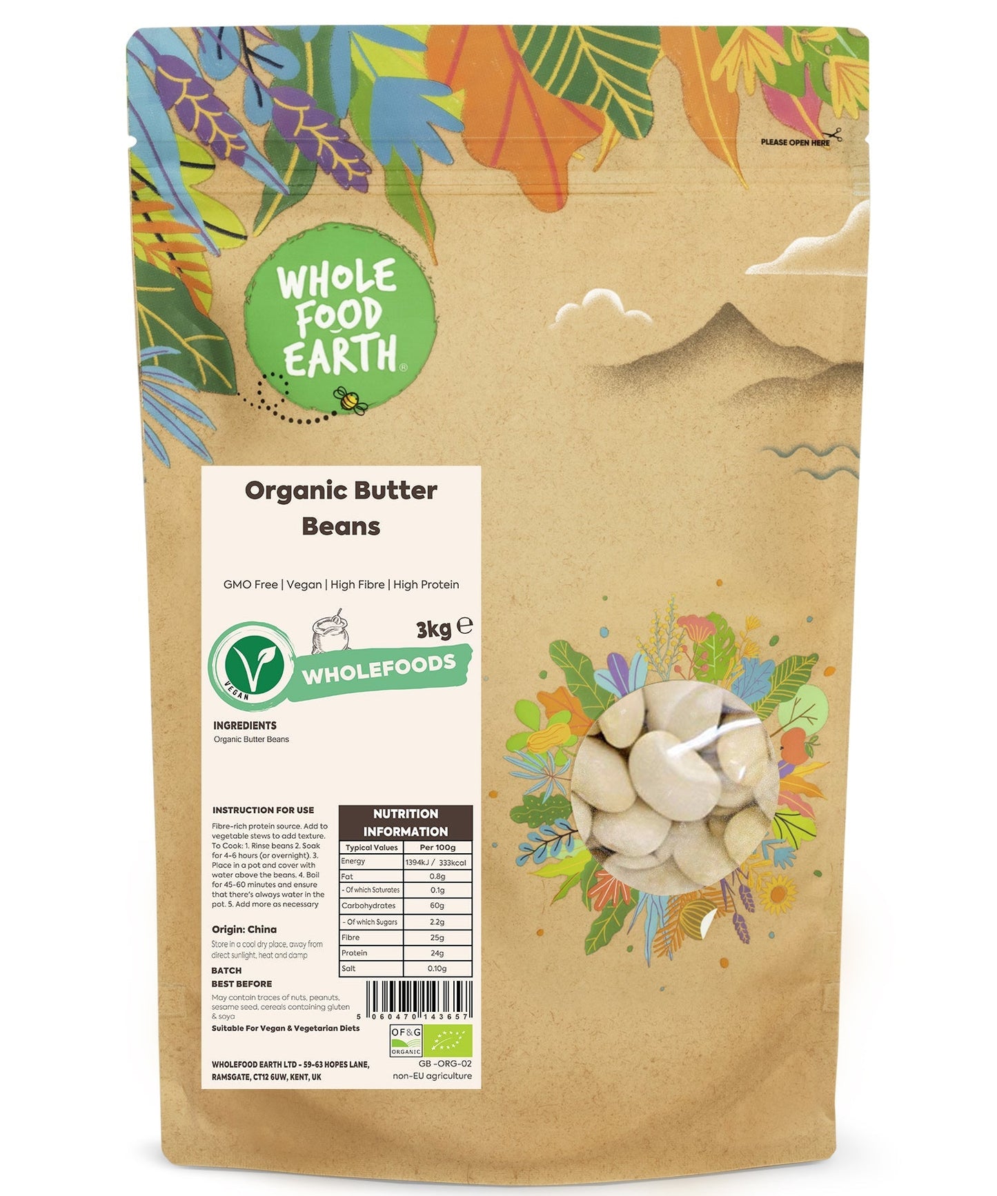 Organic Butter Beans