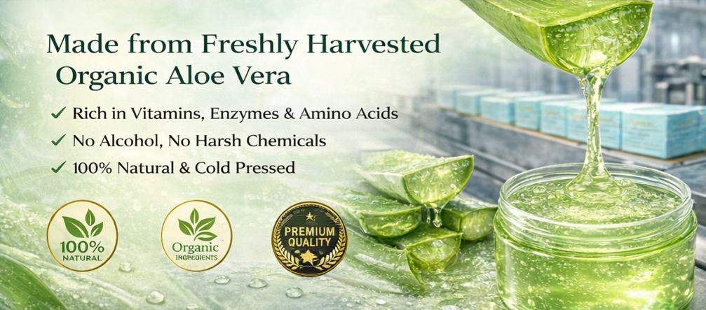 Ammuri Organic Aloe Vera Gel for All Skin Types