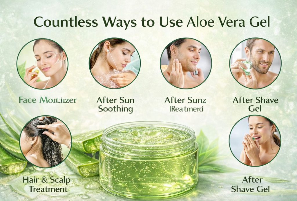 Ammuri Organic Aloe Vera Gel for All Skin Types