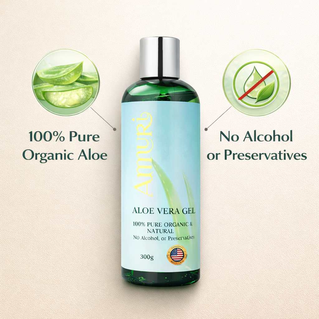 Ammuri Organic Aloe Vera Gel – Pure, Natural Skin Relief