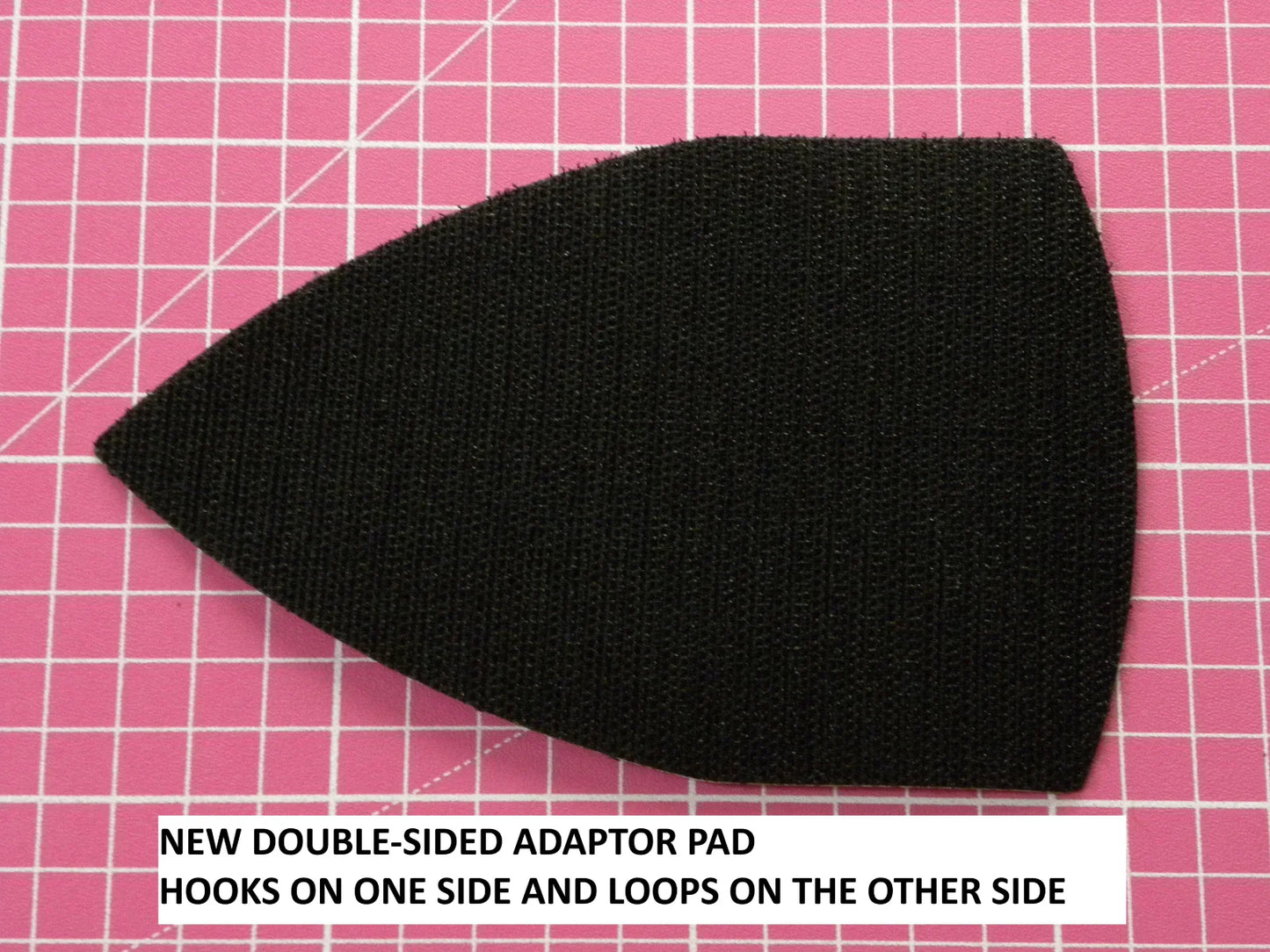 1 x Hook and Loop ADAPTOR PAD with hooks one side and loops on the other